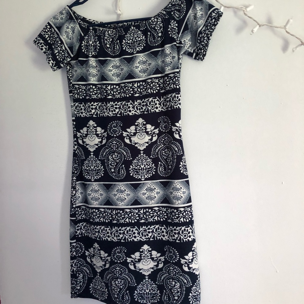 Light fun off the shoulder dress